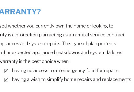 home warranty policies